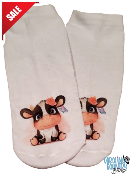 All About Moo - Black Socks