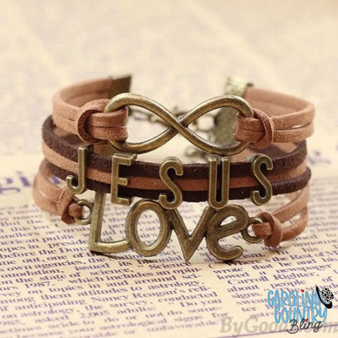 Jesus’ Love – Brown Bracelet