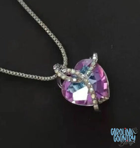 Lovely - Purple Necklace