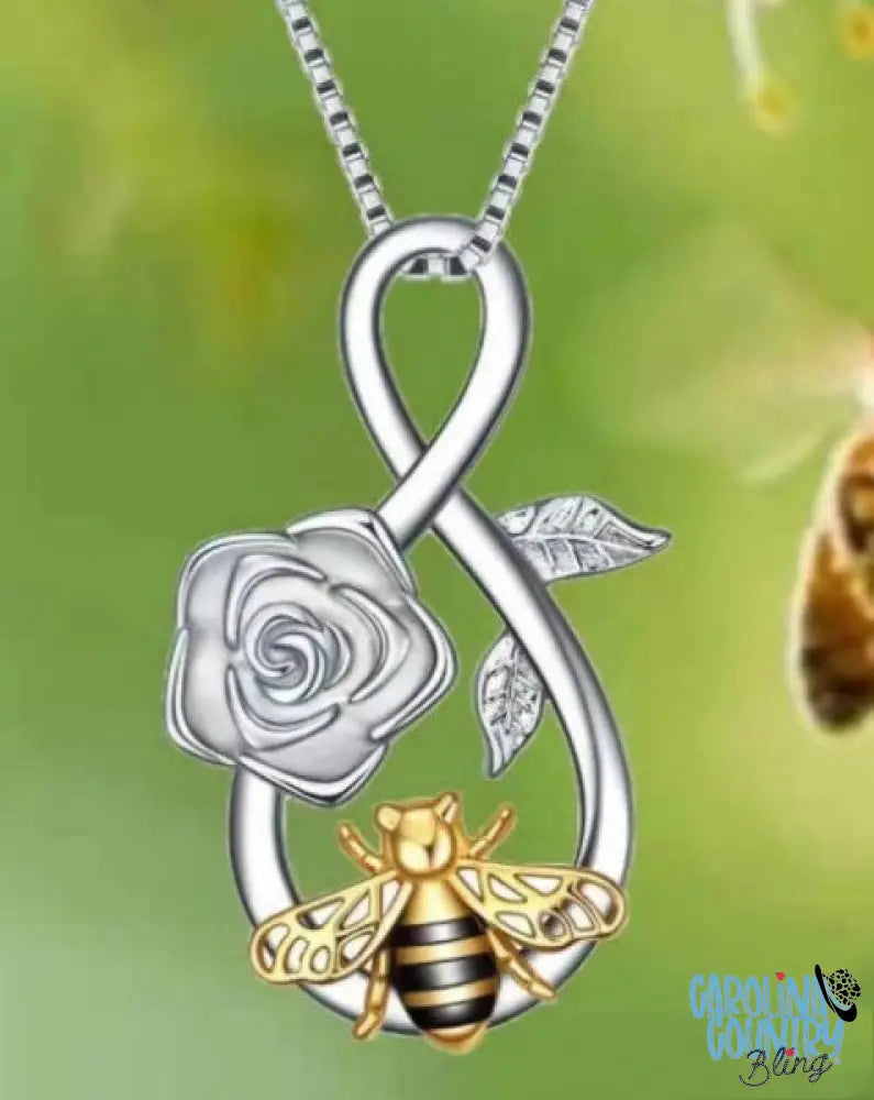 My Bumble Bee - Silver Necklace