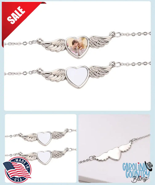 My Heart Has Wings - Silver Necklace