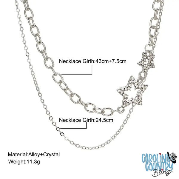 Shine Bright – Silver Necklace