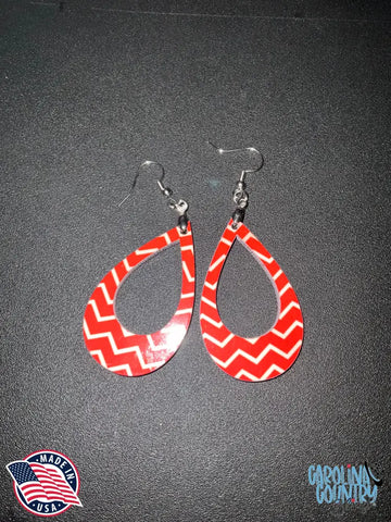 Touch Of Color - Orange Earrings